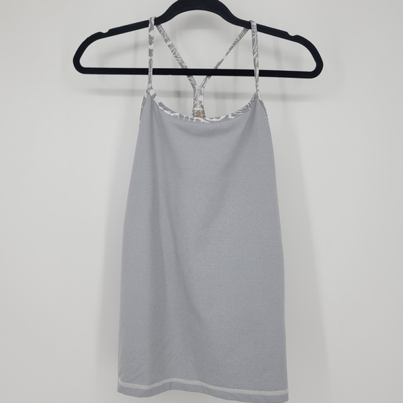 lululemon athletica Tops - Lululemon Floral Trim Spaghetti Strap Active Tank